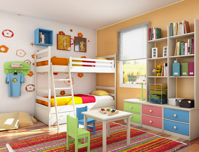 Выбор цветовой палитры для детской комнаты. 2