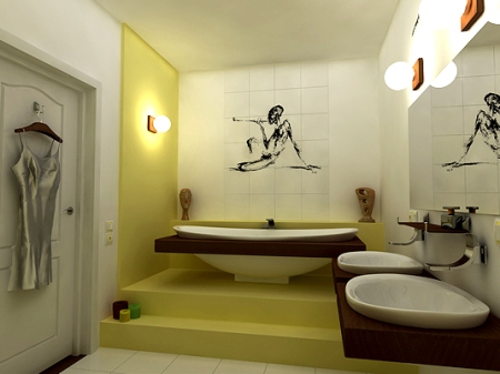 Дизайн ванной комнаты.