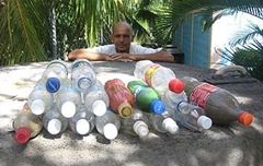 Как построить дом из пластиковых бутылок своими руками.